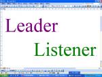 領導者與聆聽者